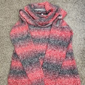 Ombre Cowl Neck Kensie Sweater